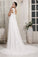 Sheath/Column One-Shoulder Sleeveless Ruffles Long Chiffon Wedding Dresses CICIP0006978