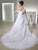 A-Line/Princess One-shoulder Sleeveless Taffeta Hand-made Flowers Long Wedding Dresses CICIP0006998