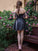 A-Line/Princess Off-the-Shoulder Sleeveless Short/Mini Chiffon Homecoming Dresses CICIP0004719