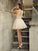 A-Line/Princess High Neck Ruffles Sleeveless Short Tulle Cocktail Dresses CICIP0008506