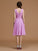 A-Line/Princess Bateau Sleeveless Short/Mini Ruffles Chiffon Bridesmaid Dresses