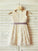 A-line/Princess Scoop Sleeveless Bowknot Tea-Length Lace Flower Girl Dresses CICIP0007797