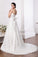 A-Line/Princess Sweetheart Sleeveless Sash Long Lace Wedding Dresses CICIP0006928