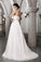 A-Line/Princess Strapless Sleeveless Beading Applique Long Taffeta Wedding Dresses CICIP0006808