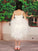 A-line/Princess Straps Sleeveless Hand-made Flower Short Tulle Flower Girl Dresses CICIP0007737