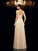 A-Line/Princess Straps Applique Sleeveless Long Chiffon Mother of the Bride Dresses CICIP0007358