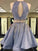 A-Line/Princess Sleeveless Bateau Satin Beading Short/Mini Two Piece Dresses CICIP0008116