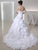 A-Line/Princess Beading Sweetheart Sleeveless Long Taffeta Wedding Dresses CICIP0006975