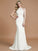 Trumpet/Mermaid Sleeveless Scoop Sweep/Brush Train Chiffon Bridesmaid Dresses CICIP0005142