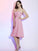 A-Line/Princess Strapless Sleeveless Pleats Short Chiffon Bridesmaid Dresses CICIP0005750