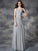 A-line/Princess Straps Ruffles Sleeveless Long Chiffon Bridesmaid Dresses CICIP0005800