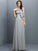 A-Line/Princess One-Shoulder Ruffles Sleeveless Long Chiffon Bridesmaid Dresses CICIP0005609