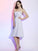 A-Line/Princess Strapless Sleeveless Pleats Short Chiffon Bridesmaid Dresses CICIP0005750