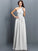A-Line/Princess One-Shoulder Pleats Sleeveless Long Chiffon Bridesmaid Dresses CICIP0005017