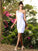 Sheath/Column One-Shoulder Sleeveless Short Chiffon Bridesmaid Dresses CICIP0005587