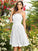 A-Line/Princess Strapless Pleats Sleeveless Short Chiffon Bridesmaid Dresses CICIP0005323