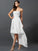 A-Line/Princess Sweetheart Pleats Sleeveless High Low Chiffon Bridesmaid Dresses CICIP0005031