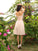 A-Line/Princess One-Shoulder Ruched Sleeveless Short Chiffon Bridesmaid Dresses CICIP0005387