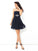A-Line/Princess Strapless Beading Sleeveless Short Chiffon Cocktail Dresses CICIP0008499