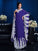 A-Line/Princess Scoop Applique Long Sleeves Long Chiffon Mother of the Bride Dresses CICIP0007106