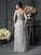 Trumpet/Mermaid One-Shoulder Beading Sleeveless Long Chiffon Mother of the Bride Dresses CICIP0007248