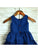 A-line/Princess Sleeveless Scoop Layers Tea-Length Chiffon Flower Girl Dresses CICIP0007873