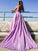 A-Line/Princess Sequins Ruffles Sweetheart Sleeveless Sweep/Brush Train Dresses CICIP0004721