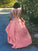 A-Line/Princess Applique Scoop Chiffon Sleeveless Floor-Length Dresses CICIP0004738