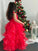 A-Line/Princess Organza Ruffles Scoop Sleeveless Tea-Length Flower Girl Dresses CICIP0007471