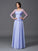 A-Line/Princess Scoop Ruffles Long Sleeves Long Chiffon Mother of the Bride Dresses CICIP0007445