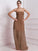 A-Line/Princess Strapless Sleeveless Beading Long Chiffon Bridesmaid Dresses CICIP0005577