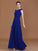 A-Line/Princess V-neck Sleeveless Floor-Length Chiffon Ruffles Bridesmaid Dresses CICIP0005715