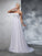 A-Line/Princess Sweetheart Beading Sleeveless Long Chiffon Wedding Dresses CICIP0006780
