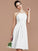 A-Line/Princess Halter Sleeveless Ruched Short/Mini Chiffon Bridesmaid Dresses CICIP0005152
