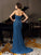 Trumpet/Mermaid Sweetheart Applique Sleeveless Long Chiffon Mother of the Bride Dresses CICIP0007410