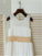 A-line/Princess Scoop Sleeveless Bowknot Tea-Length Chiffon Flower Girl Dresses CICIP0007853