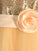 A-Line/Princess Tulle Hand-Made Flower Scoop Sleeveless Tea-Length Flower Girl Dresses CICIP0007529