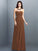 A-Line/Princess Sweetheart Pleats Sleeveless Long Chiffon Bridesmaid Dresses CICIP0005378