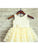 Ball Gown Scoop Sleeveless Layers Tea-Length Lace Flower Girl Dresses CICIP0007914