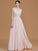 A-Line/Princess Spaghetti Straps Sleeveless Floor-Length Ruched Chiffon Bridesmaid Dresses CICIP0005507