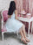 A-Line/Princess V-neck Beading Tulle Sleeveless Short/Mini Homecoming Dresses CICIP0004776