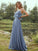 A-Line/Princess Chiffon Ruffles Spaghetti Straps Sleeveless Floor-Length Bridesmaid Dresses CICIP0004961