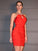Sheath/Column Jersey Ruched Halter Sleeveless Short/Mini Homecoming Dresses CICIP0004799