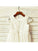 A-line/Princess Scoop Short Sleeves Lace Tea-Length Chiffon Flower Girl Dresses CICIP0007809