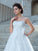Ball Gown Sweetheart Lace Sleeveless Long Lace Wedding Dresses CICIP0006565