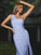 Sheath/Column Jersey Ruched One-Shoulder Sleeveless Sweep/Brush Train Bridesmaid Dresses CICIP0004930