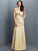 Sheath/Column Strapless Pleats Sleeveless Long Satin Bridesmaid Dresses CICIP0005635