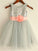 A-line/Princess Scoop Sleeveless Sequin Tea-Length Tulle Flower Girl Dresses CICIP0007722