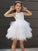 A-Line/Princess Tulle Lace Scoop Sleeveless Short/Mini Flower Girl Dresses CICIP0007487