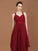 A-Line/Princess Straps Chiffon Ruched Floor-Length Sleeveless Bridesmaid Dresses CICIP0005557